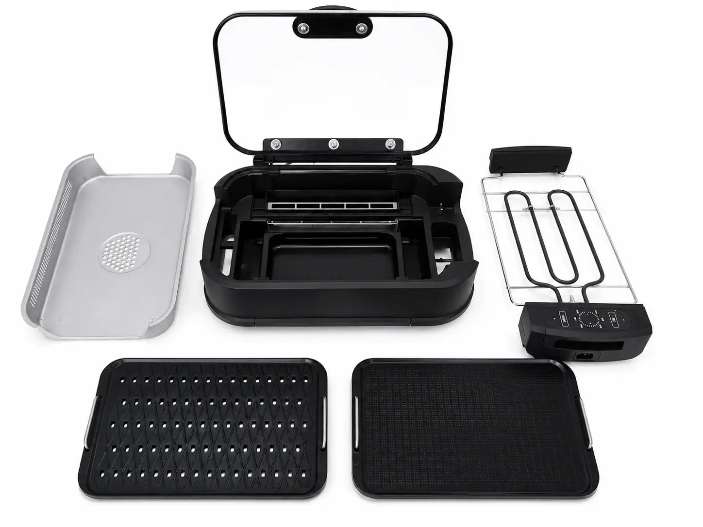 Smokeless Indoor Grill with Hinged Lid product image 6