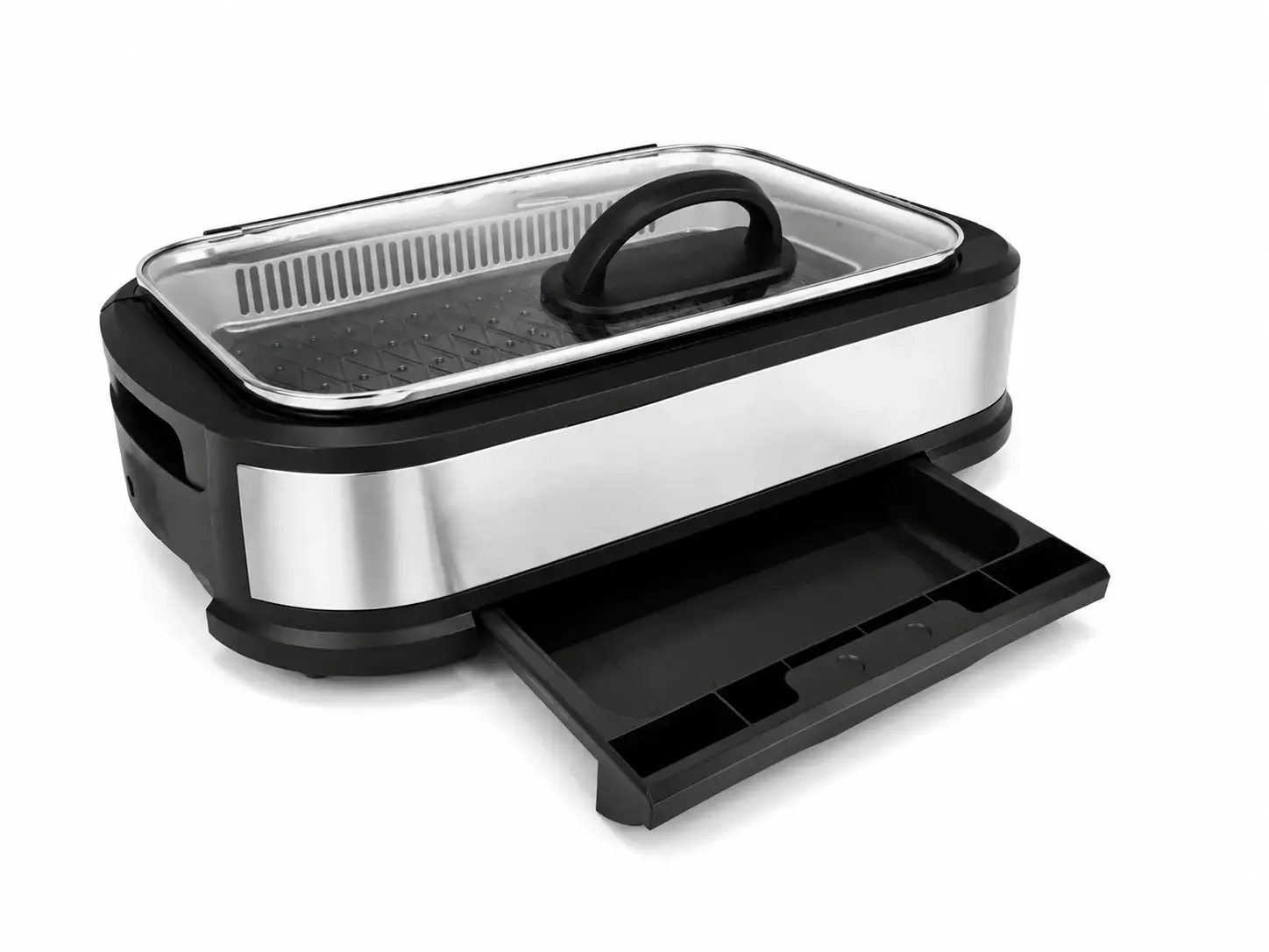 Smokeless Indoor Grill with Hinged Lid product image 3