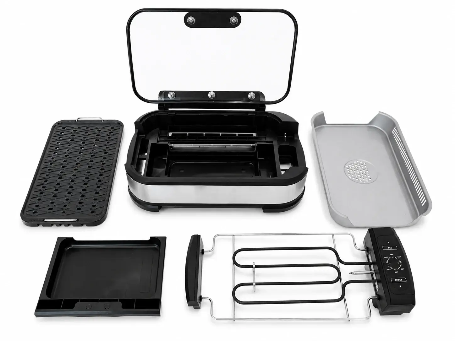 Smokeless Indoor Grill with Hinged Lid product image 6